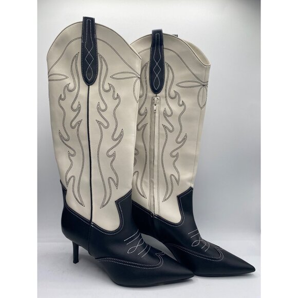 I.N.C. International Concepts Women's Hayleigh Mid Heel Cowboy Boots Size 6 NWOB - Picture 3 of 4